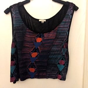 Graphic crop top